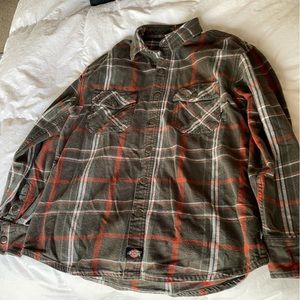 Dickies button up flannel